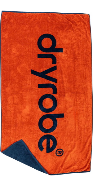 2026 Dryrobe Organic Beach Towel BEACH TOWEL ODSB - Orange / Deep Sea Blue